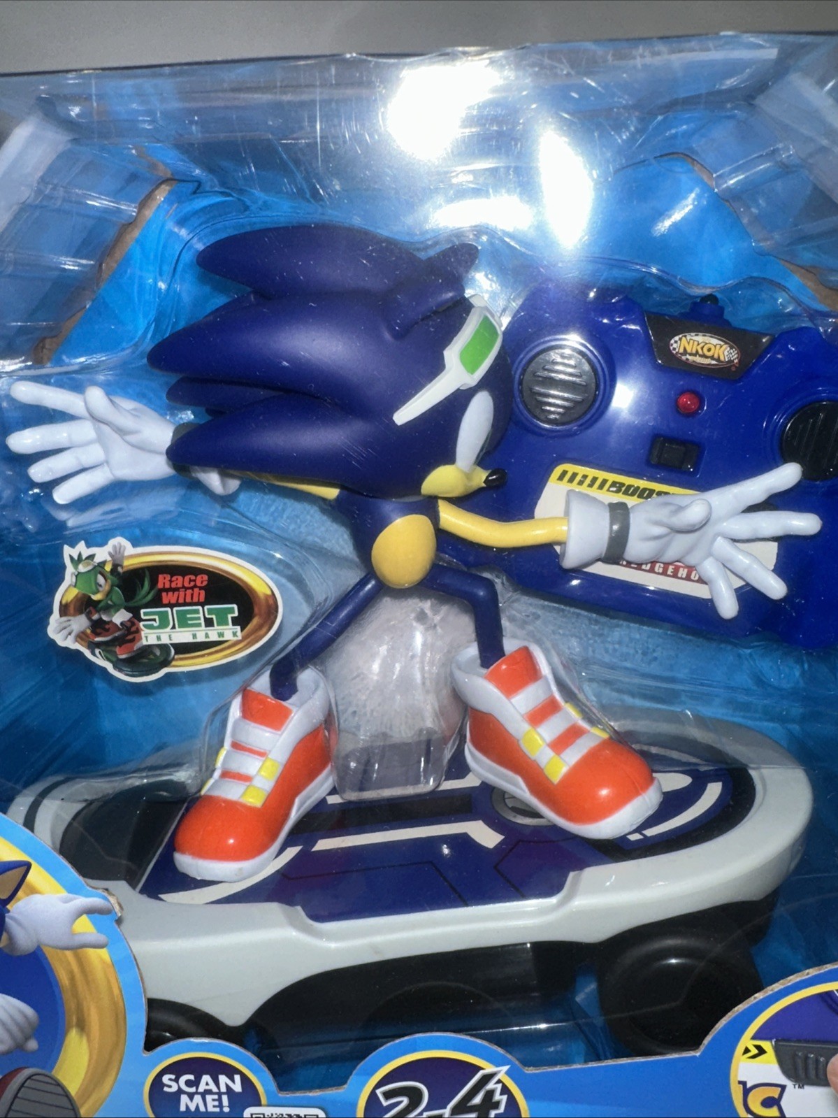 Sonic The Hedgehog Rider Radio Control Brand New In Box Batteries Included!🔥