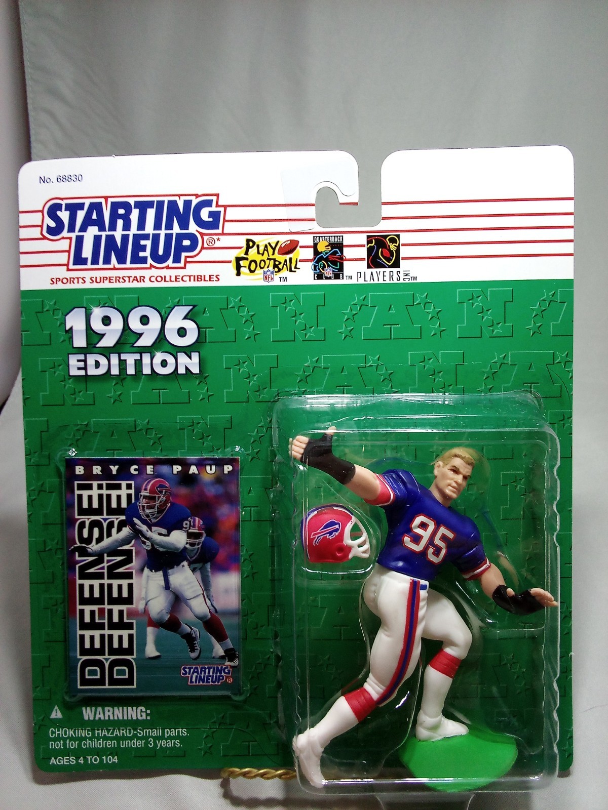 1996 Bryce Paup Buffalo Bills Starting Lineup Action Figure