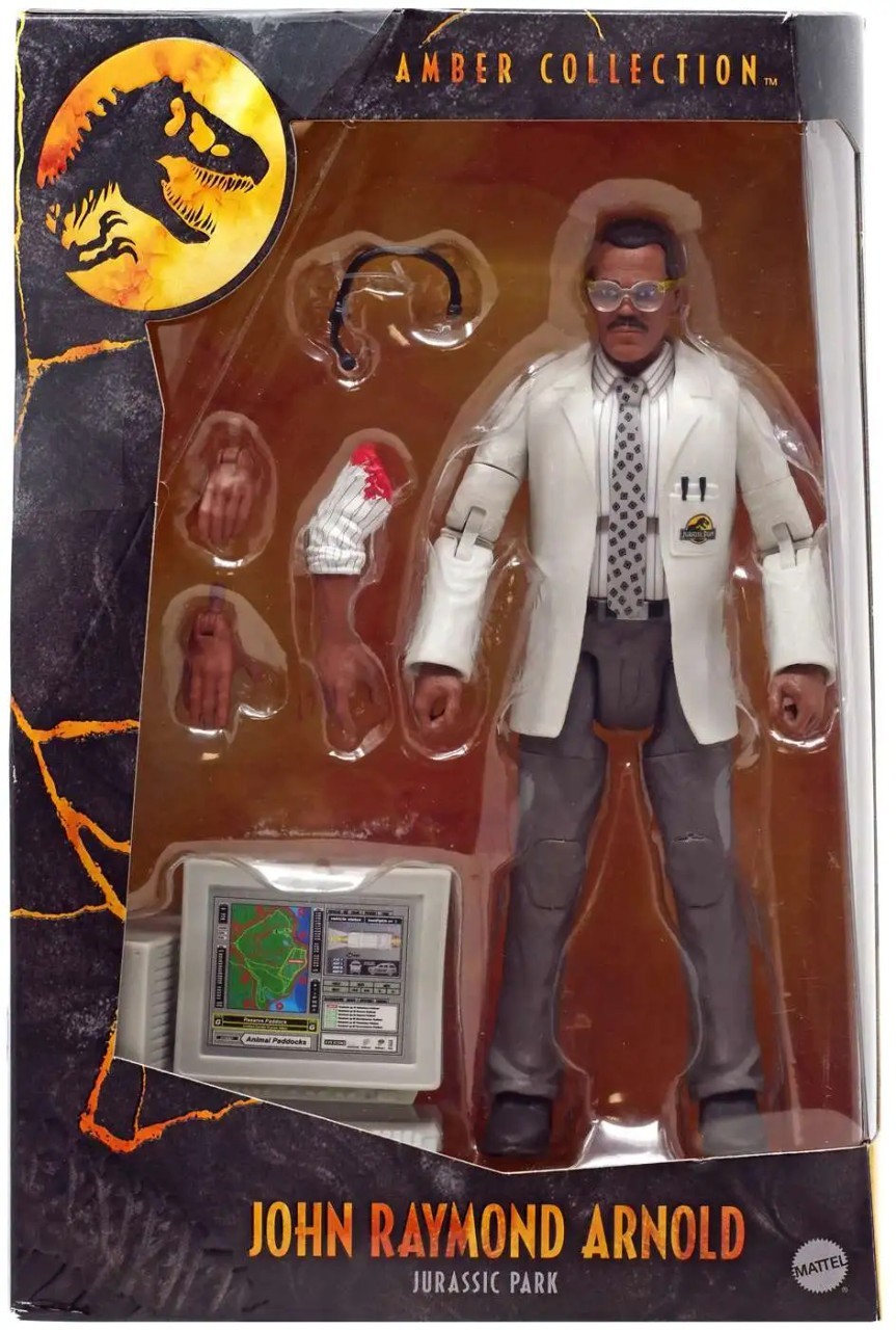 Mattel Jurassic Park John Raymond Arnold -Amber Collection 2020