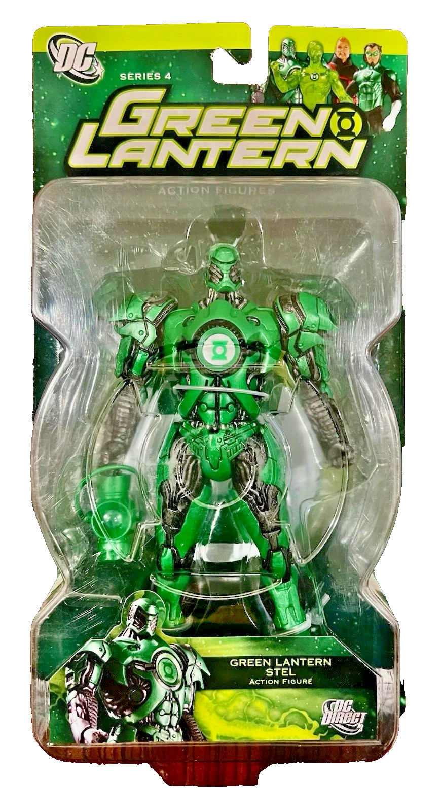 DC Direct Green Lantern Series 4 Green Lantern Stel Action Figure NEW Dmg Pkg