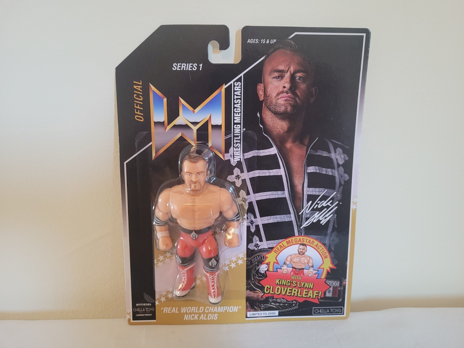 Chella Toys Epic Wrestling Megastars Retro Nick Aldis 1/2000 WWF NWA TNA AEW ECW