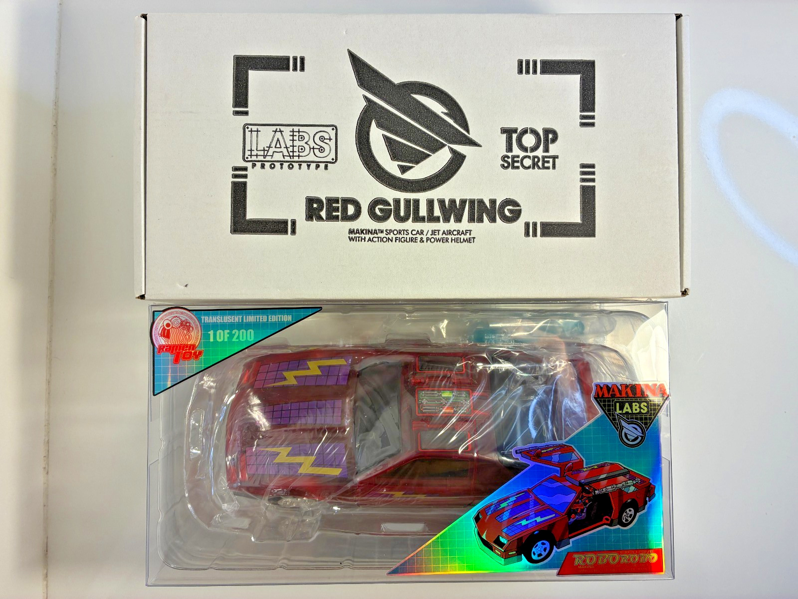 2024 Ramen Toy Translucent Gullwing Thunderhawk Makina Labs 1/200 MISB M.A.S.K.