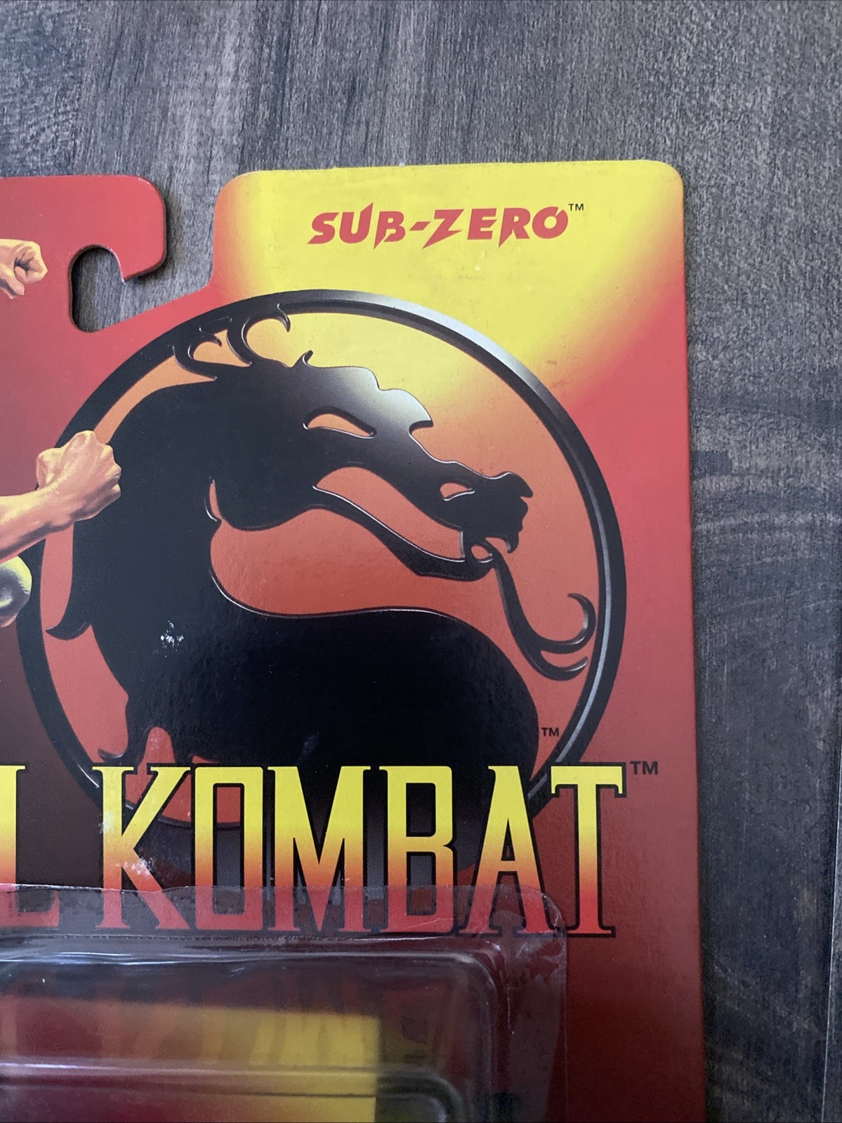 Mortal Kombat Sub-Zero Spring Action Ice Fist 1994 Vintage Movie Toy Hasbro READ