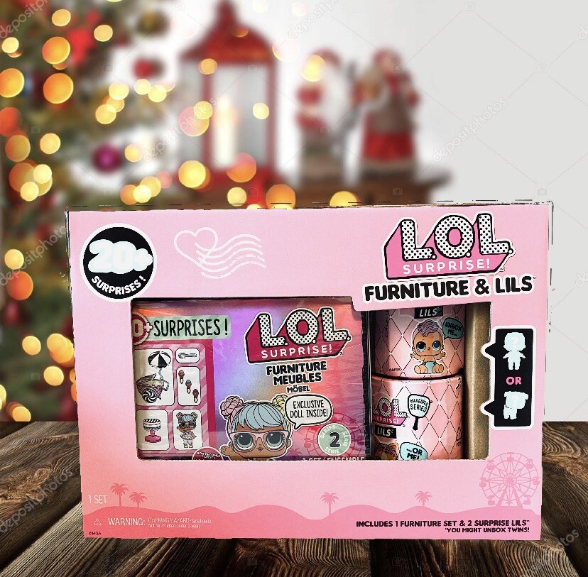 Deluxe L.o.l. 20+ Surprise 1 Furniture Set & 2 Lils Gift Set Free Shipping
