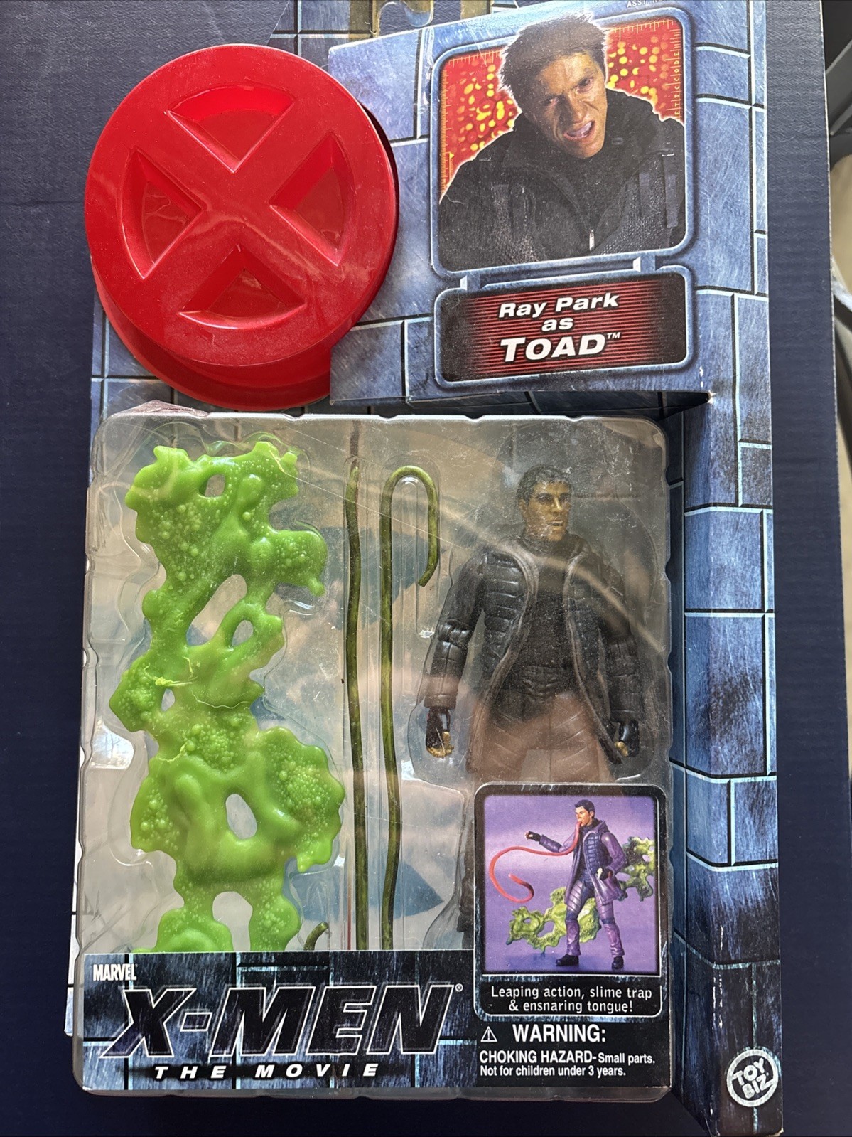2000 X-Men The Movie Ray Park as Toad On Card Marvel Comics