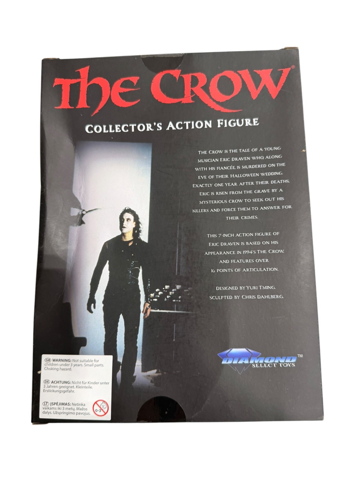 Diamond Select The Crow Collectors Edition Action Figure DAMAGED BOX