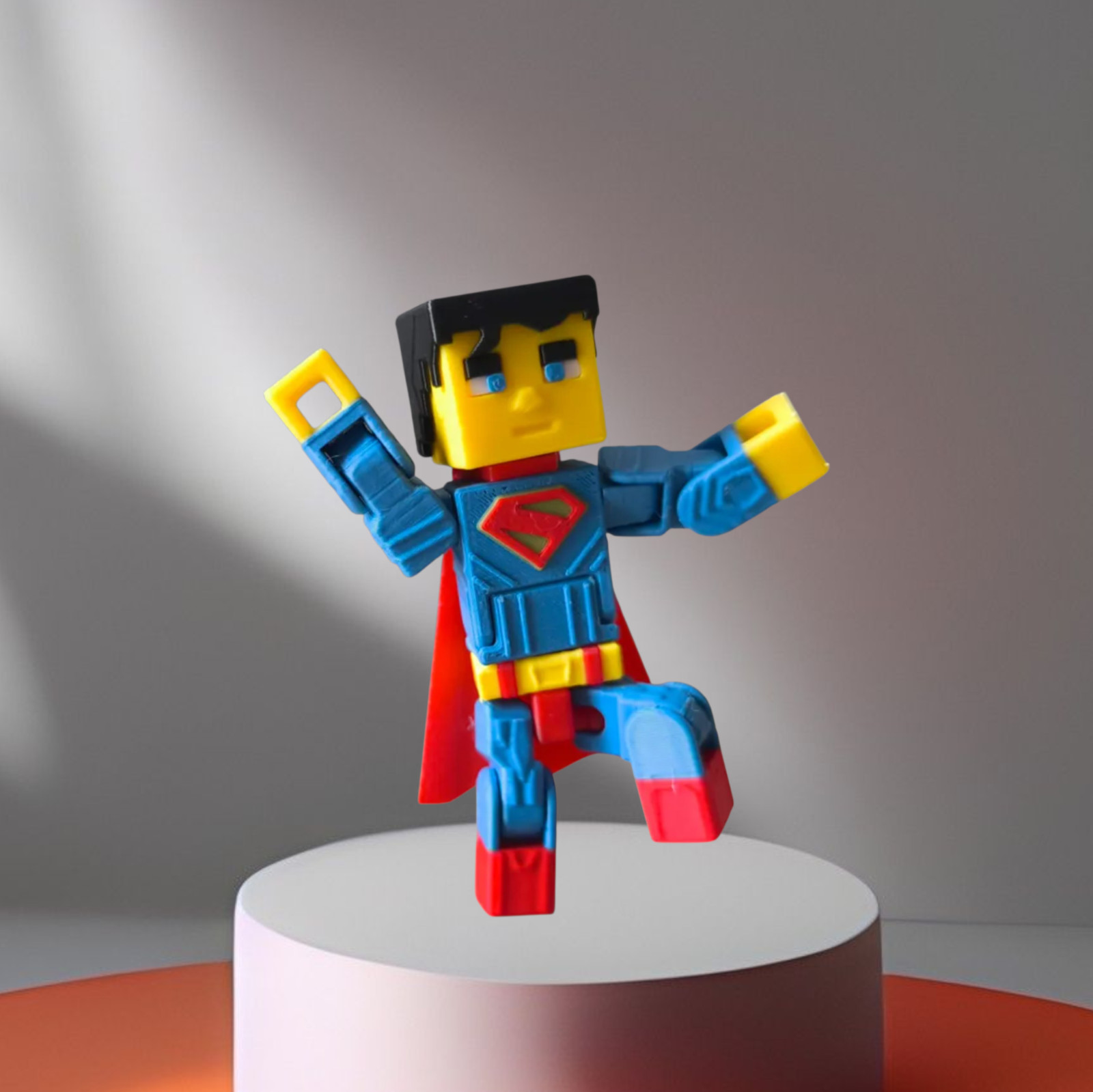 Articulated Superman, Batman, Flash, Peacemaker, Vigilante, 3D Printed