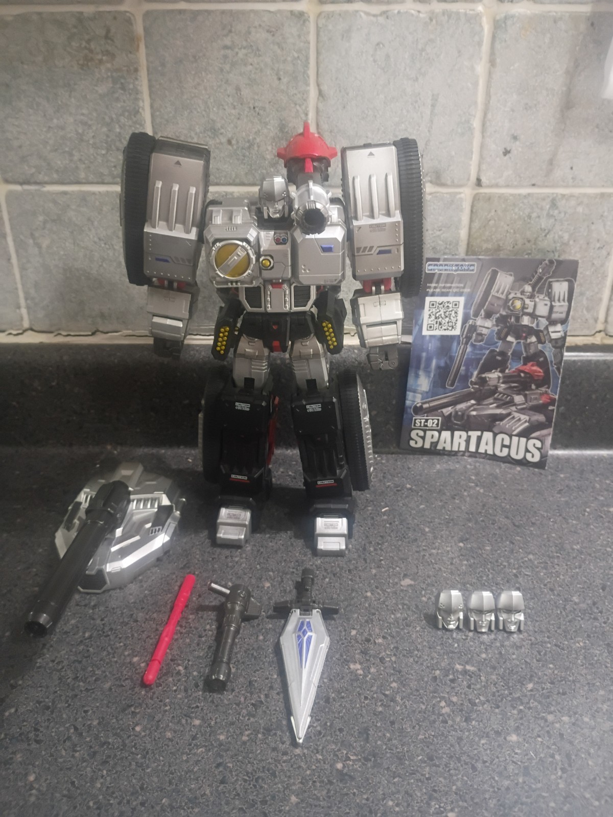 Spark Toys ST-02 – Spartacus aka TF 3rd Party NOT War Within Meg Loose/Complete