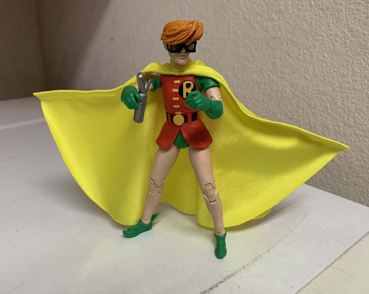 custom mcfarlane carrie kelly robin wired cape 1:12 DC Multiverse NOT FIGURE