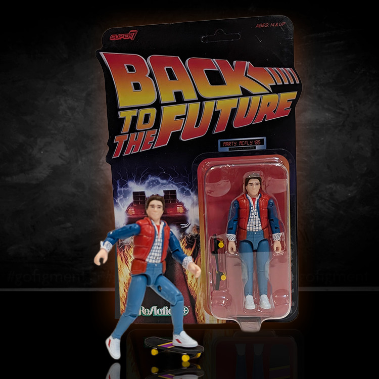 Back To The Future Marty McFly 1985 3 3/4-Inch ReAction+ Figure