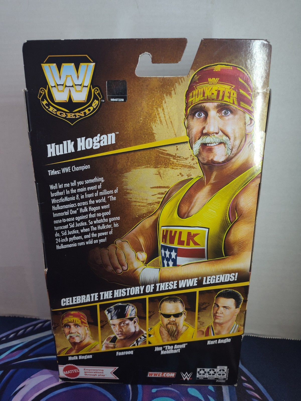 WWE Elite Series Legends Hulk Hogan “Series 24” Target Exclusive WWF Figure