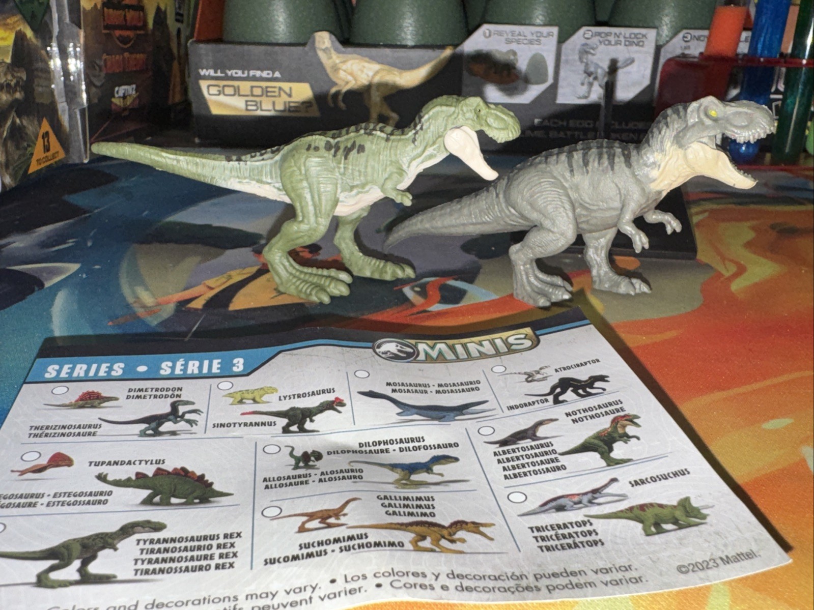 Jurassic World MINIS Series 2 (2026) & Series 3 2023 TYRANNOSAURUS REX T-REX Lot
