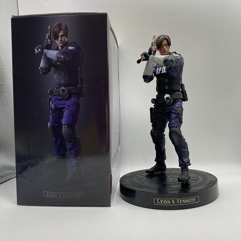 Resident Evil Biohazard Leon S. Kennedy 1:6 PVC Statue 32cm Collectible Figure