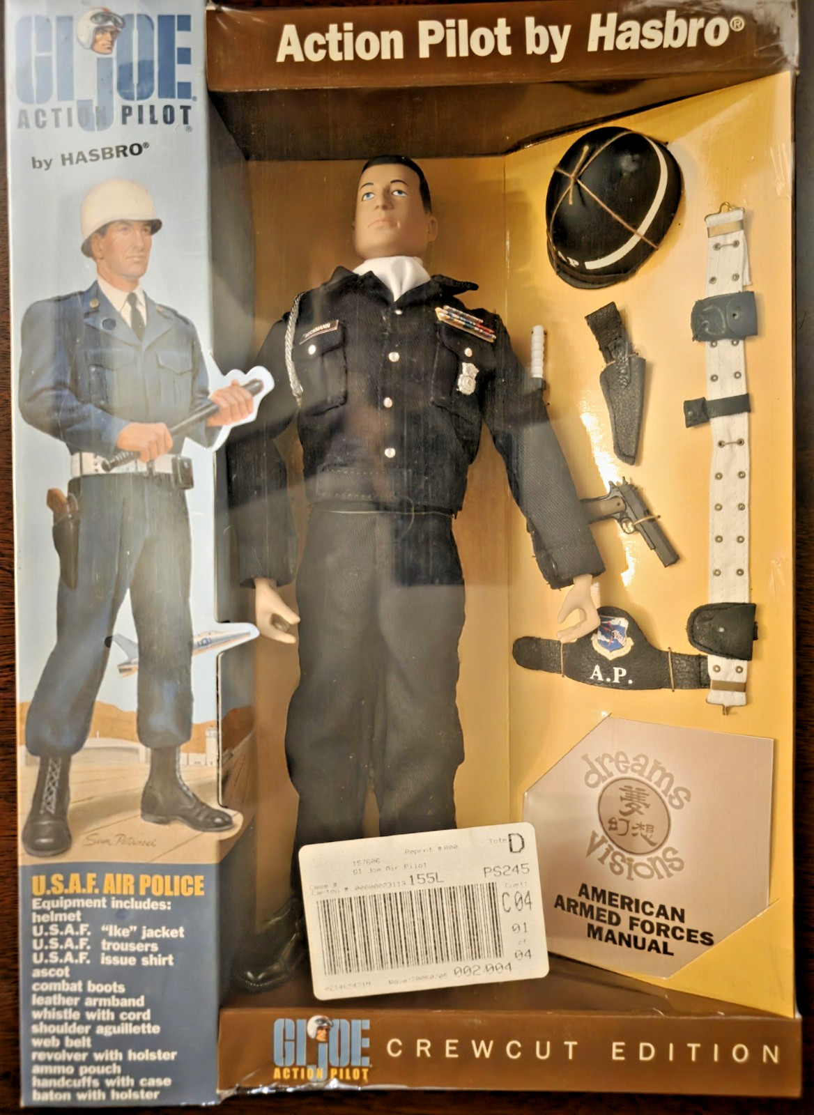 RARE Dreams & Visions 2004 GI Joe Action Pilot USAF Air Police Crewcut Edition