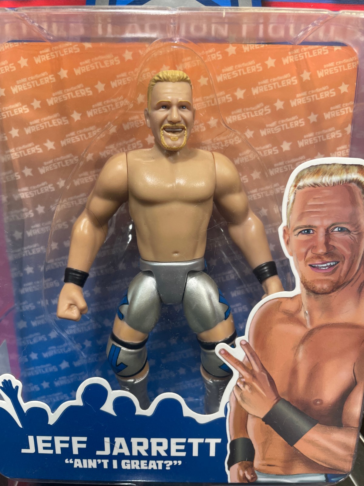 FC Toys Wrestling Bone Crushing Wrestlers Series 2 Jeff Jarrett Figure BCA ’99 E