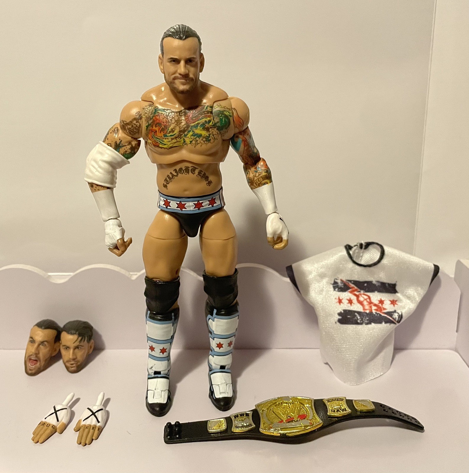WWE Ultimate Edition CM Punk Ringside Exclusive 6″ Action Figure