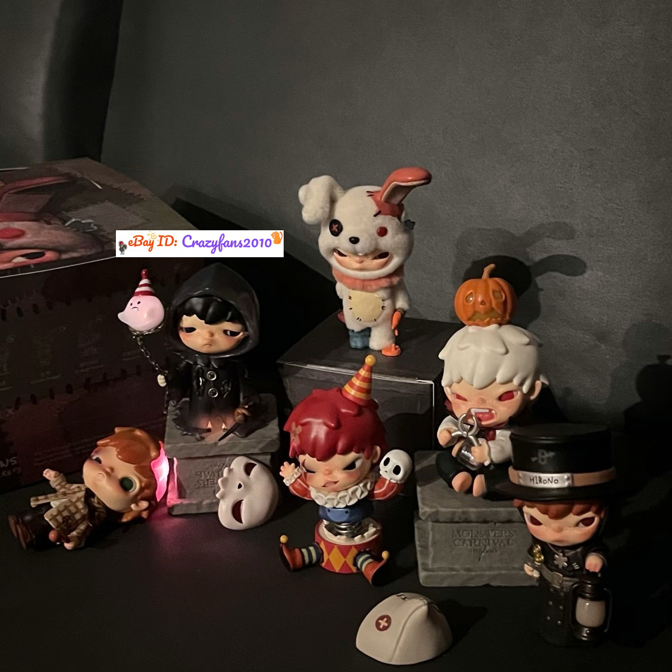 POP MART Hirono Monsters’ Carnival Series Confirmed Blind Box Figure Art Toy Hot