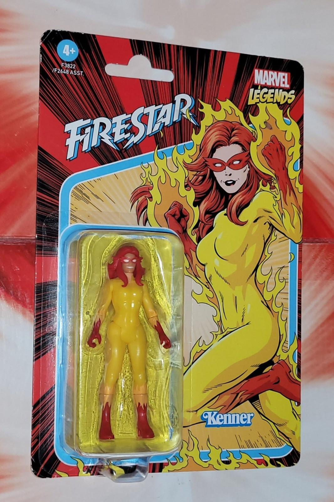 Firestar • Marvel Legends 3.75″ Action Figure • Retro Kenner – MIB