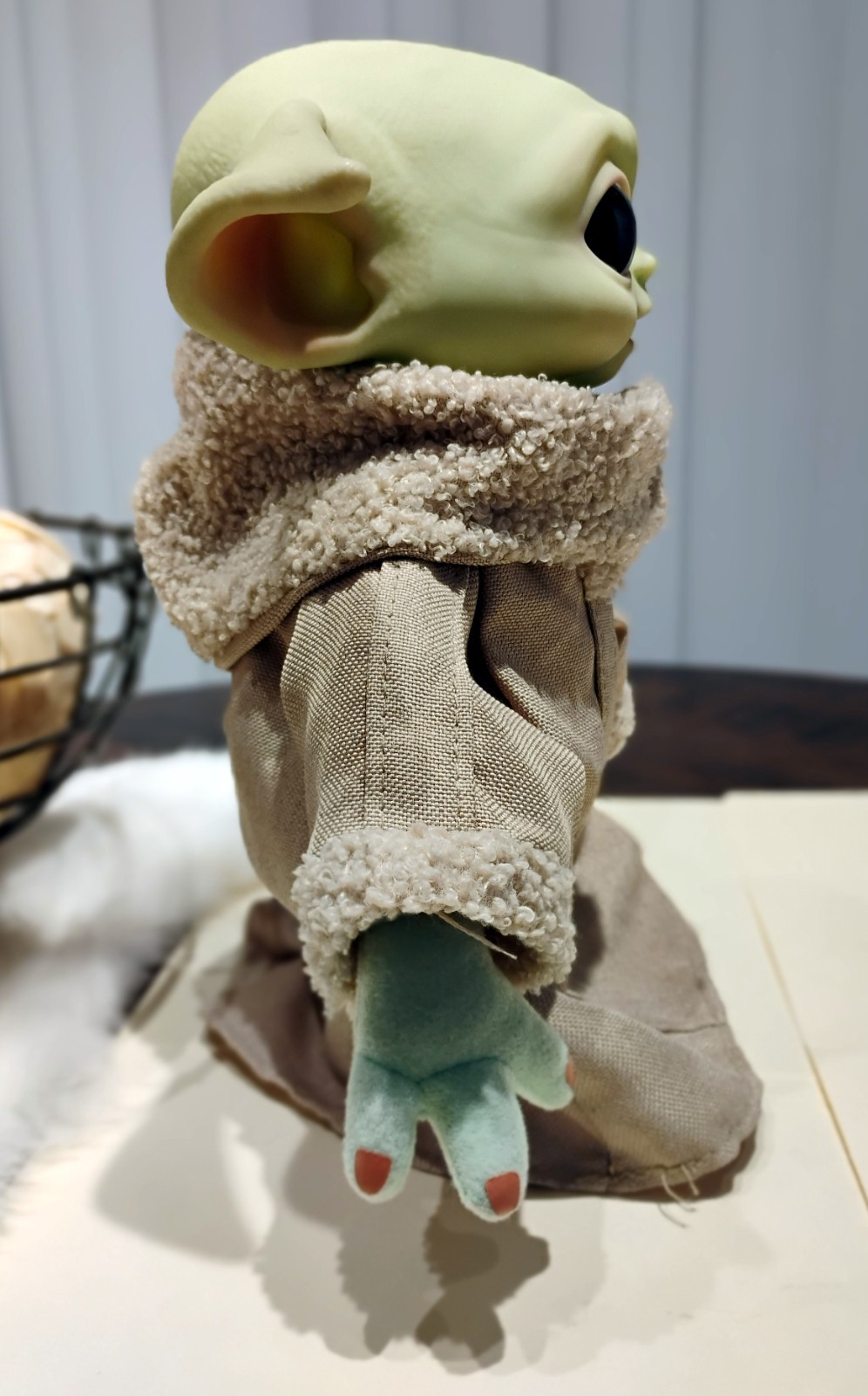2020 Star-Wars The Mandalorian Baby Yoda Grogu Plush & Rubber Doll 12″ STARWARS