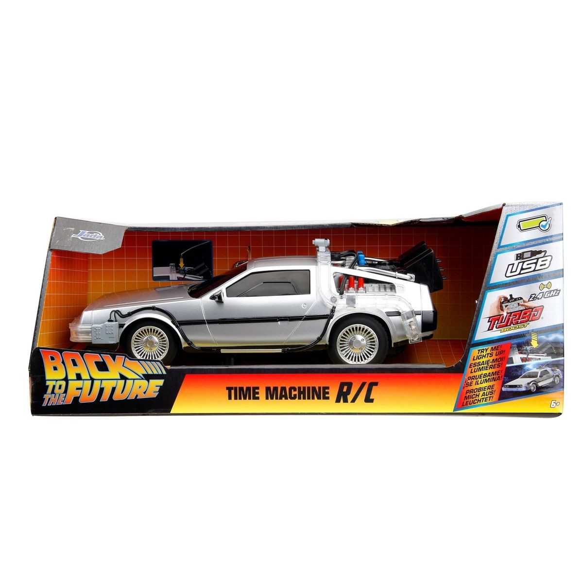 Hollywood Rides: Back to the Future DeLorean Time Machine RC (R/C) 1:16 Car ?