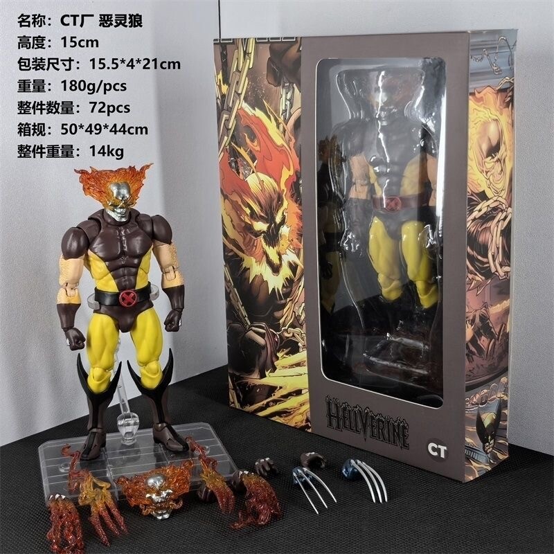 US! CT Toys Wolverine Hellverine Action Figure Model Limited Edition New in Box