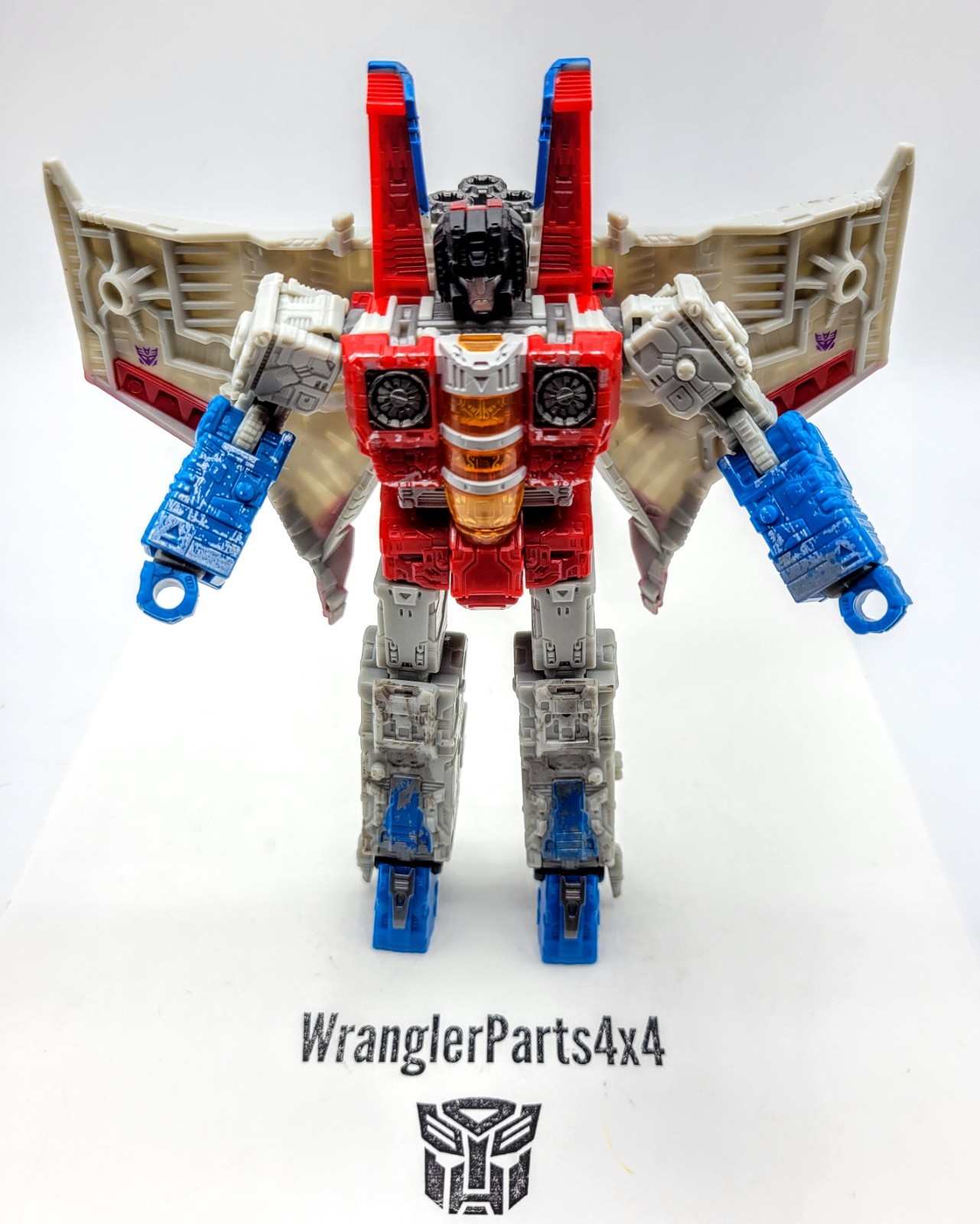 Transformers 2019 WFC Siege Starscream Voyager Class Figure – Good Condition