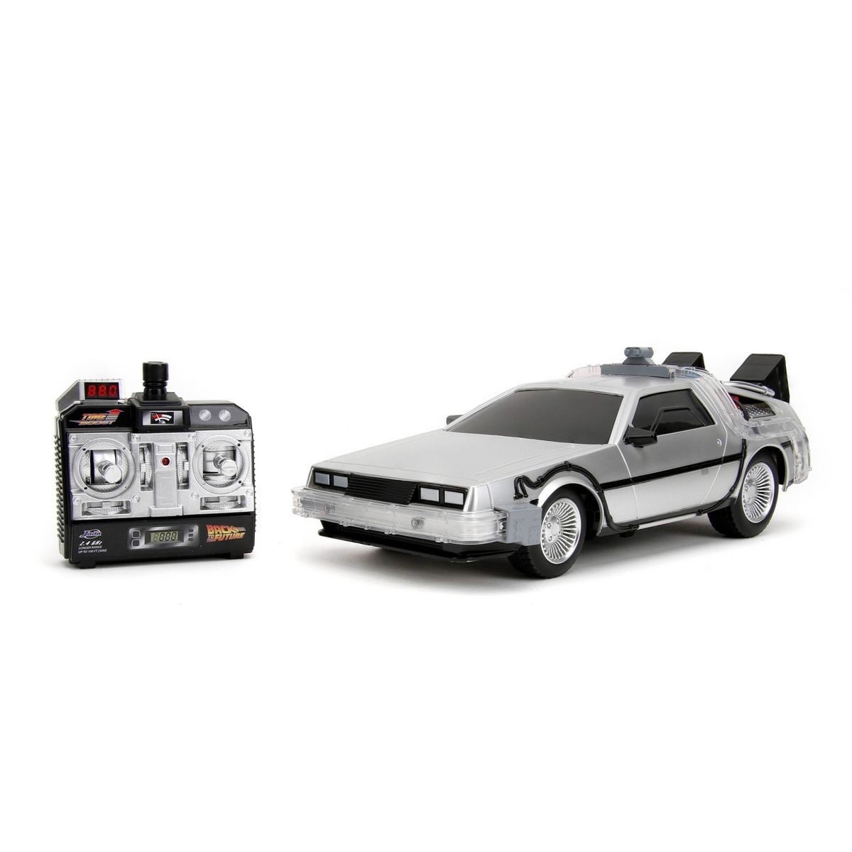 Hollywood Rides: Back to the Future DeLorean Time Machine RC (R/C) 1:16 Car ?