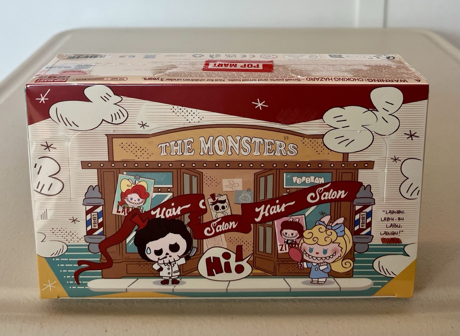POP MART The Monsters POP BEAN Hair Salon Series – Sealed Set of (15 Pieces)