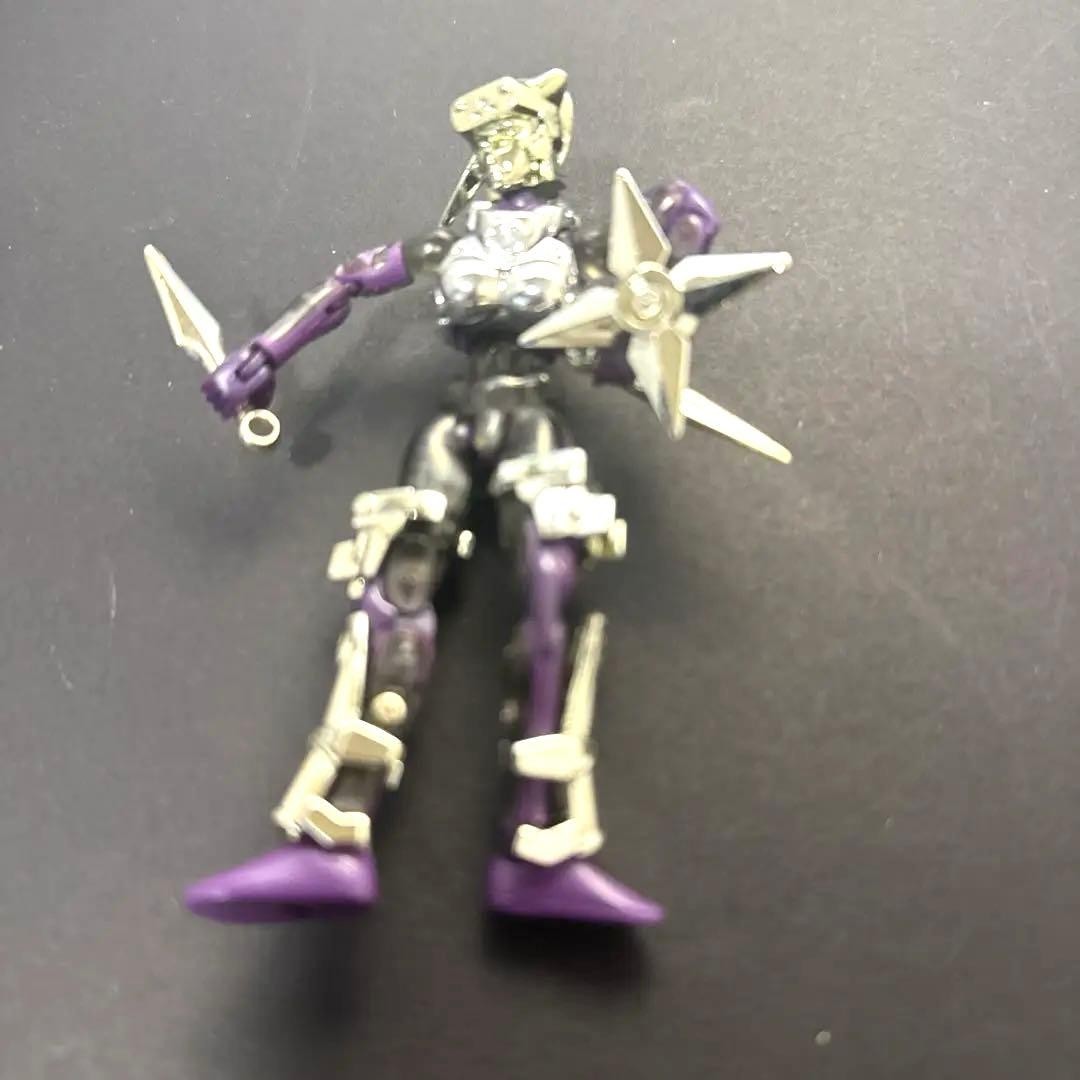 Takara Microman Purple Weapon Figure Vintage Approx 10cm Used Aged Condition