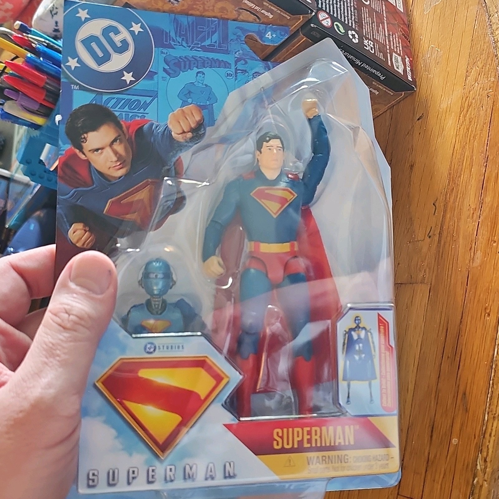 DC Comics SUPERMAN, Superman 6-inch Action Figure, for Ages 4 and up