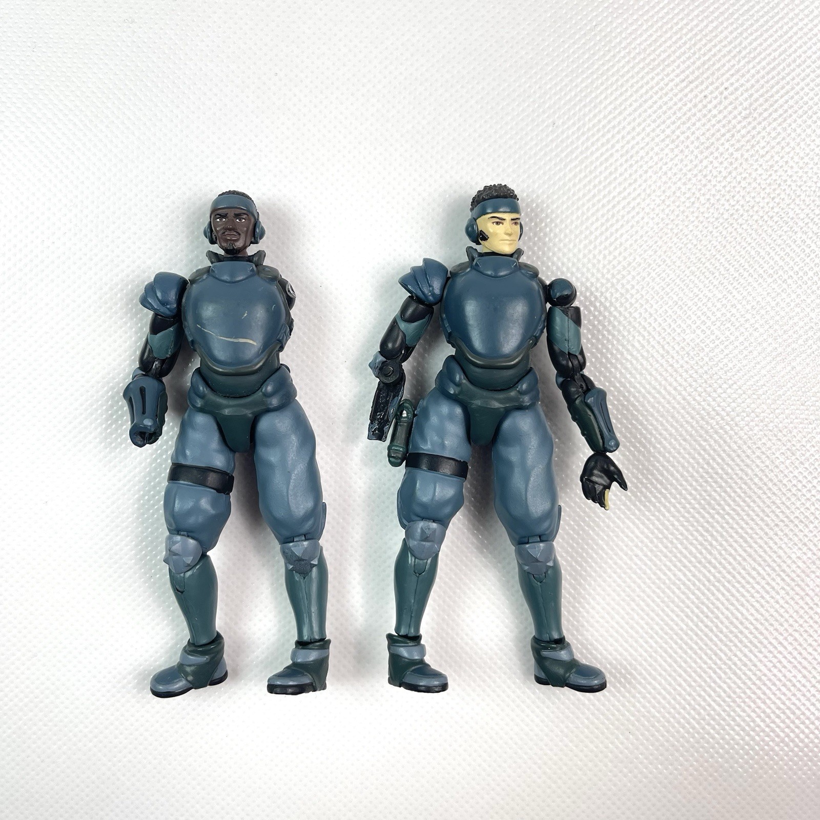 Yujin Appleseed Priss KUDOH Active Motion Model 2004 Action Figure Lot Of 2
