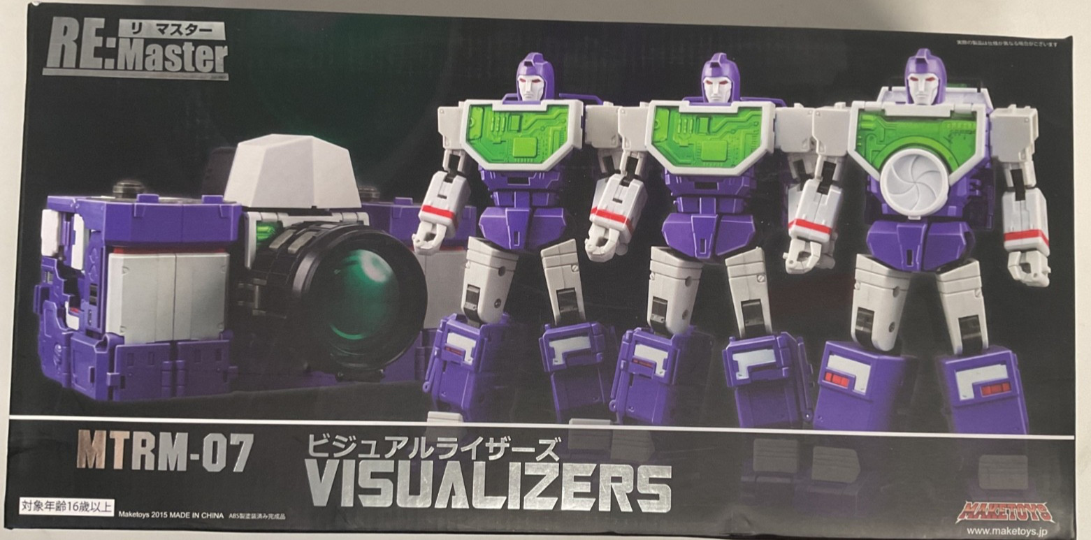 Make Toys Transformer RE:Master series “Visualizers” MTRM-07 – open box, great