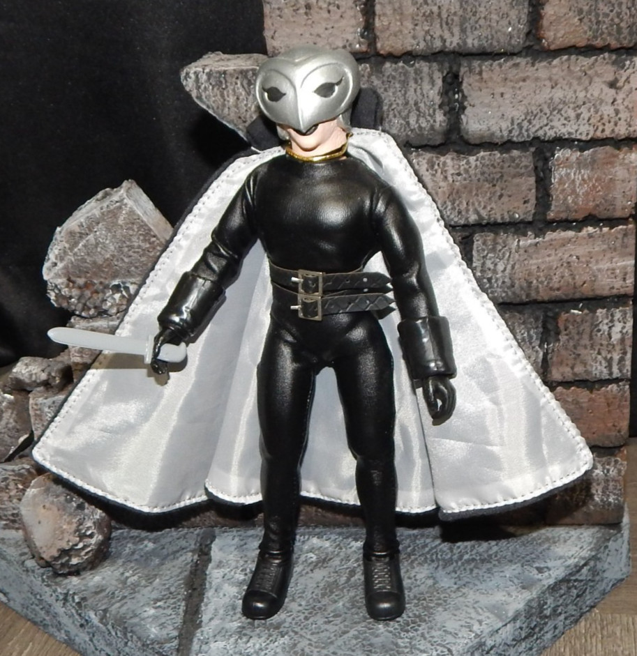 CUSTOM MEGO THE PHANTOM OF THE PARADISE LEATHER SUIT 8 INCH FIGURE