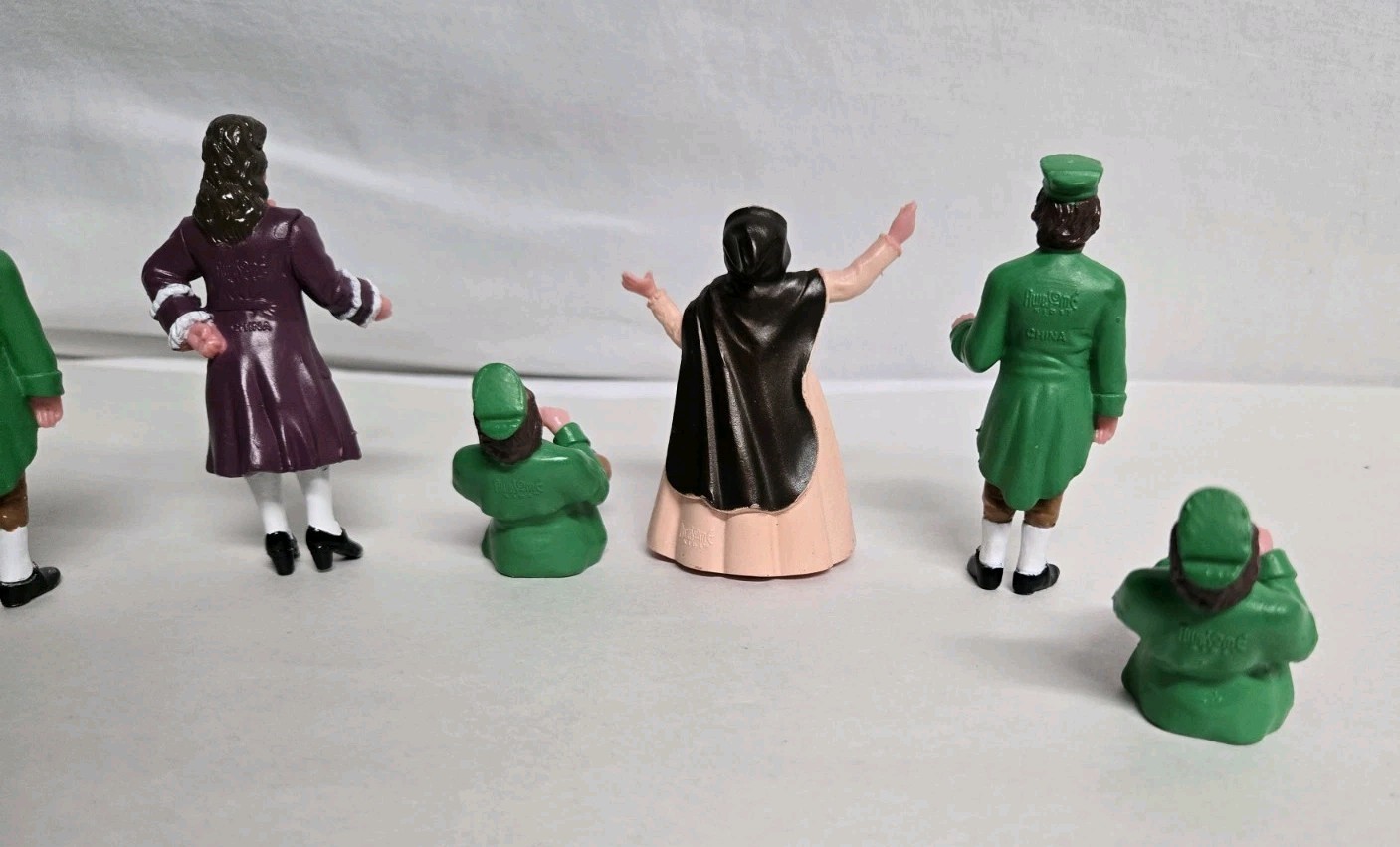 Lot Of 7 Vintage “Awesome Kids” Collectable Rubber Historical Figures