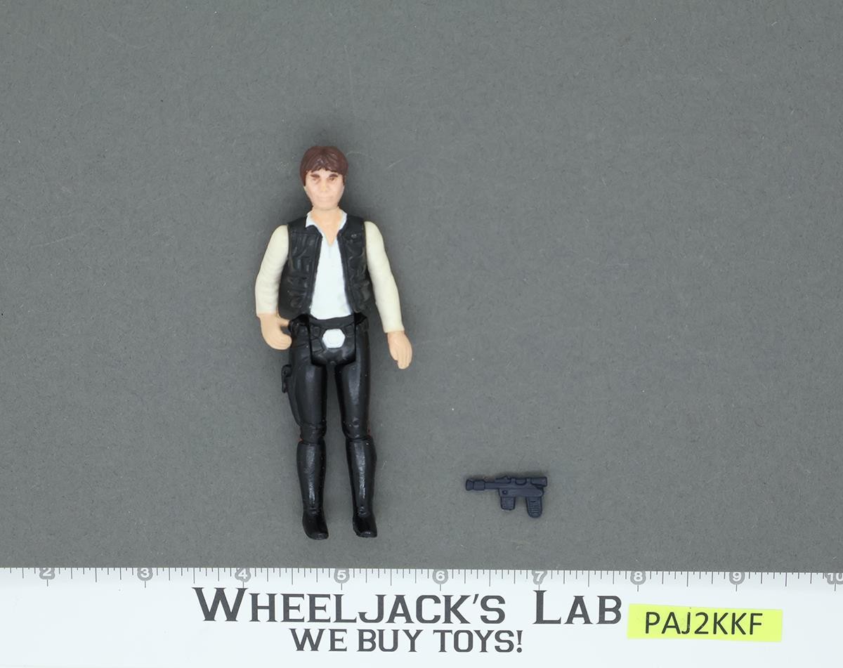 Han Solo BIG HEAD 100% Complete Star Wars 1977 Kenner Action Figure NO REPRO