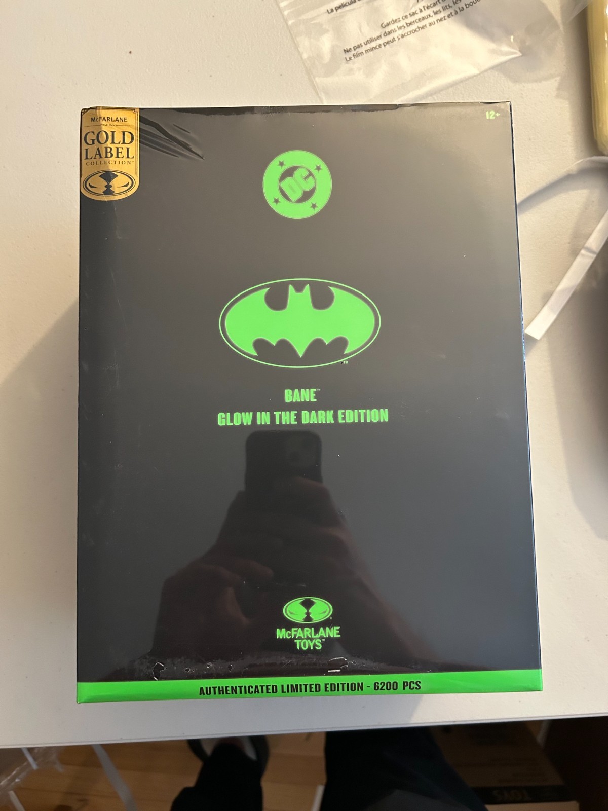 DC McFarlane Multiverse Bane Glow In The Dark Edition New Sealed (May Have Rips)