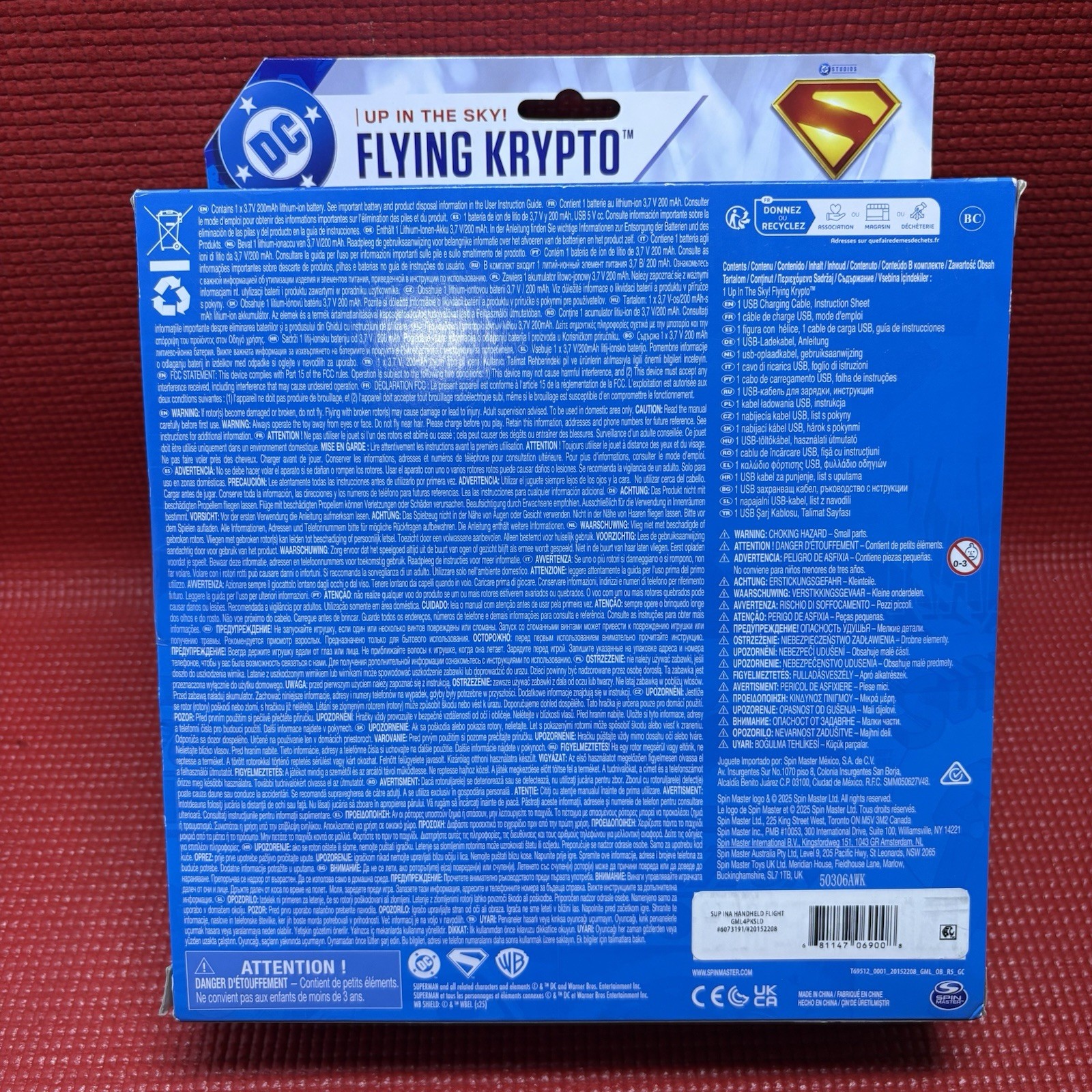 Superman – Krypto Flying Toy | DC Studios Spin Master Warner Bros. | NEW in Box