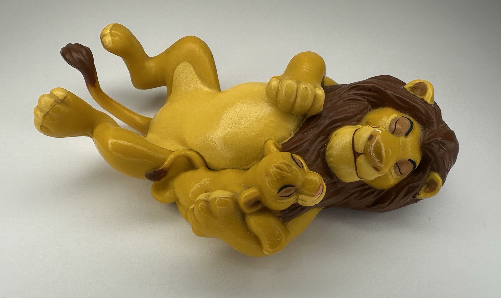 Disney The Lion King Simba & Mufasa PVC Figure Vintage 1994