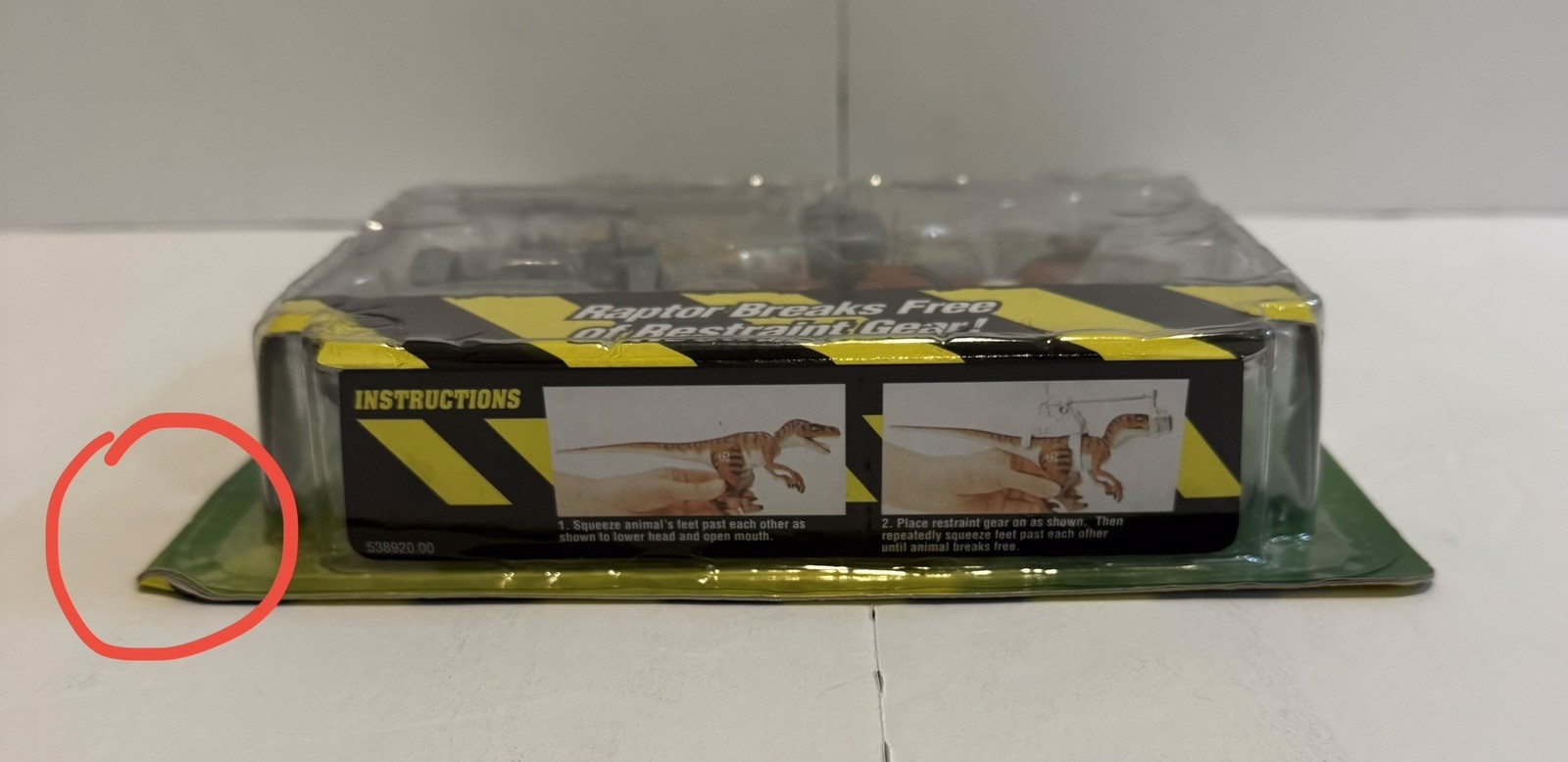 Jurassic Park The Lost World Velociraptor Site B “Raptor” Unopened
