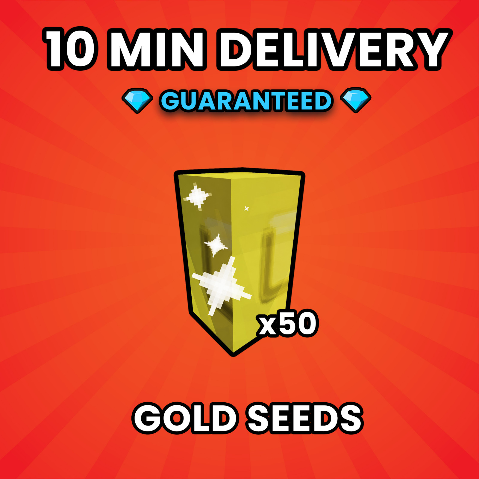 Gold Seeds x50 | Grow A Garden 2 ? 10 Minute Delivery ?