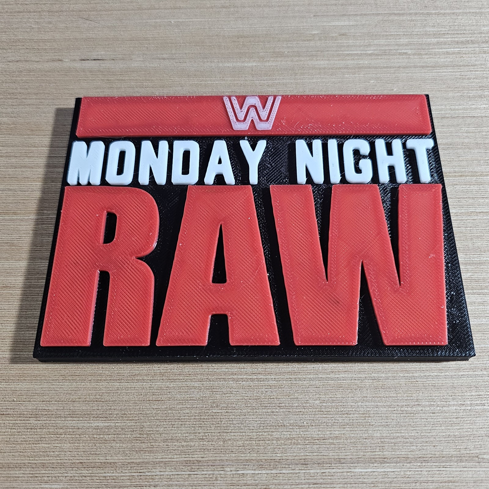 WWE Mattel Monday Night Raw Logo Accessory