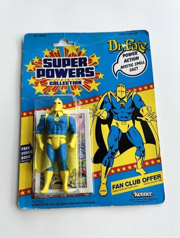 Kenner Super Powers Dr. Fate Series 2 Fan Club Offer 23 Back MOC Sealed 1985 Hot