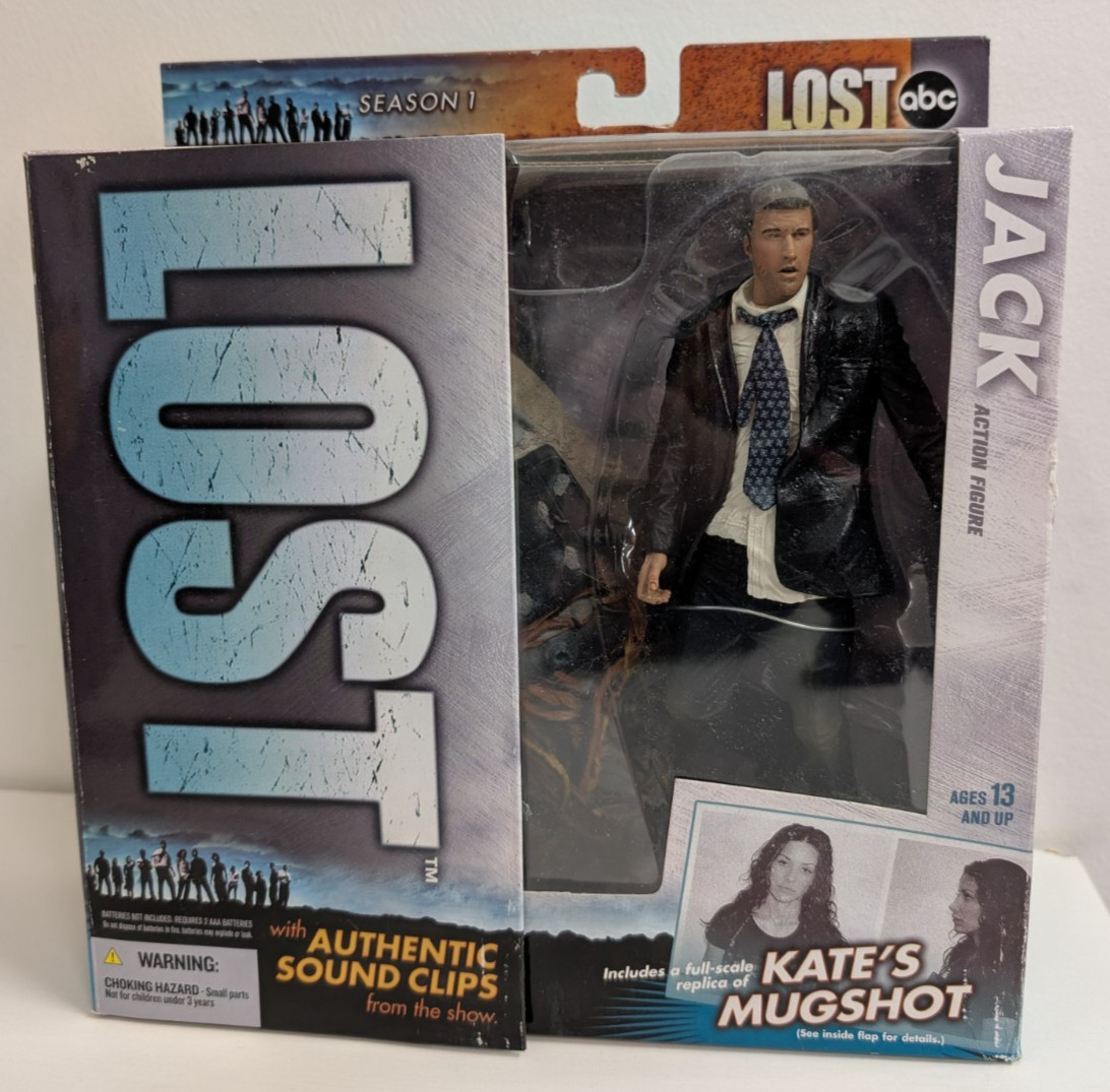 Abc Lost Jack Action Figure + Show Sound Clips New in Box Mcfarlane 2006