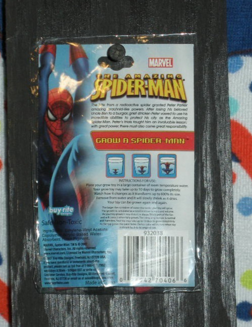The Amazing Spider-Man grows 600% Spiderman from Marvel comics 2007