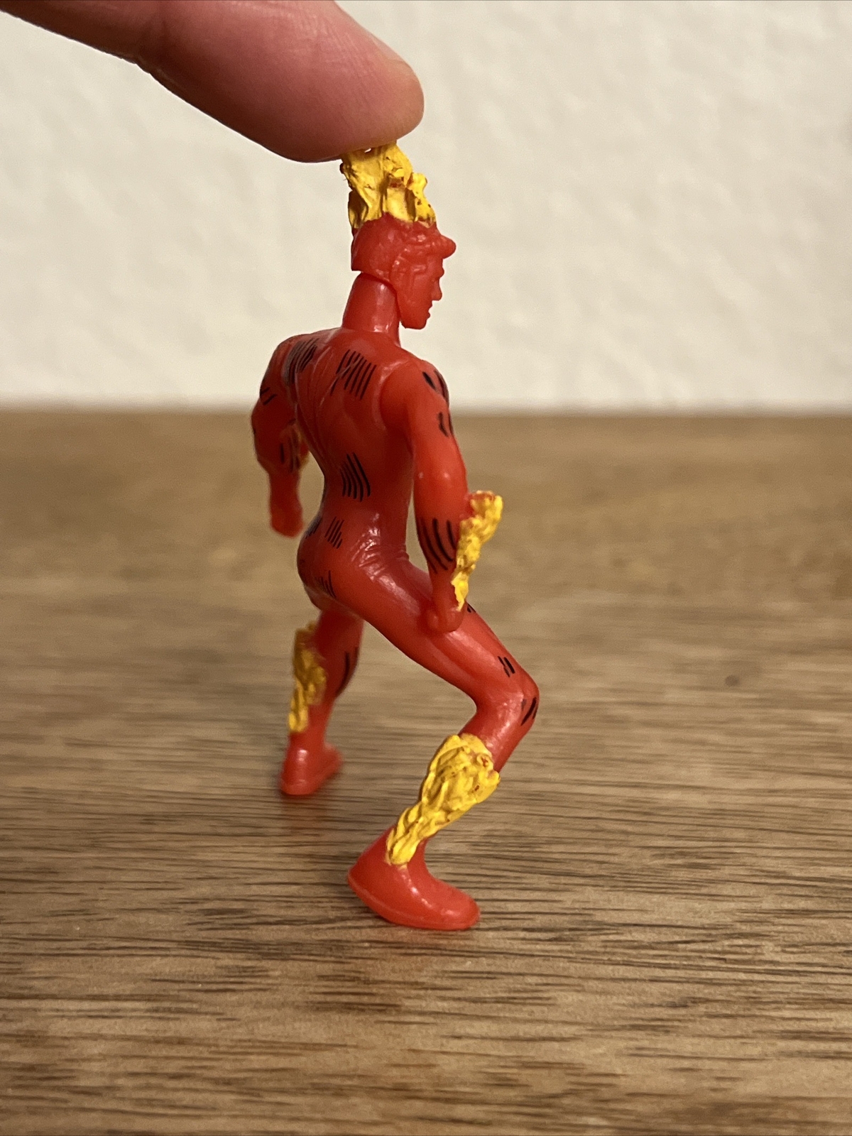 THE HUMAN TORCH MARVEL FANTASTIC FOUR 2.5” ACTION FIGURE 2005 TOY