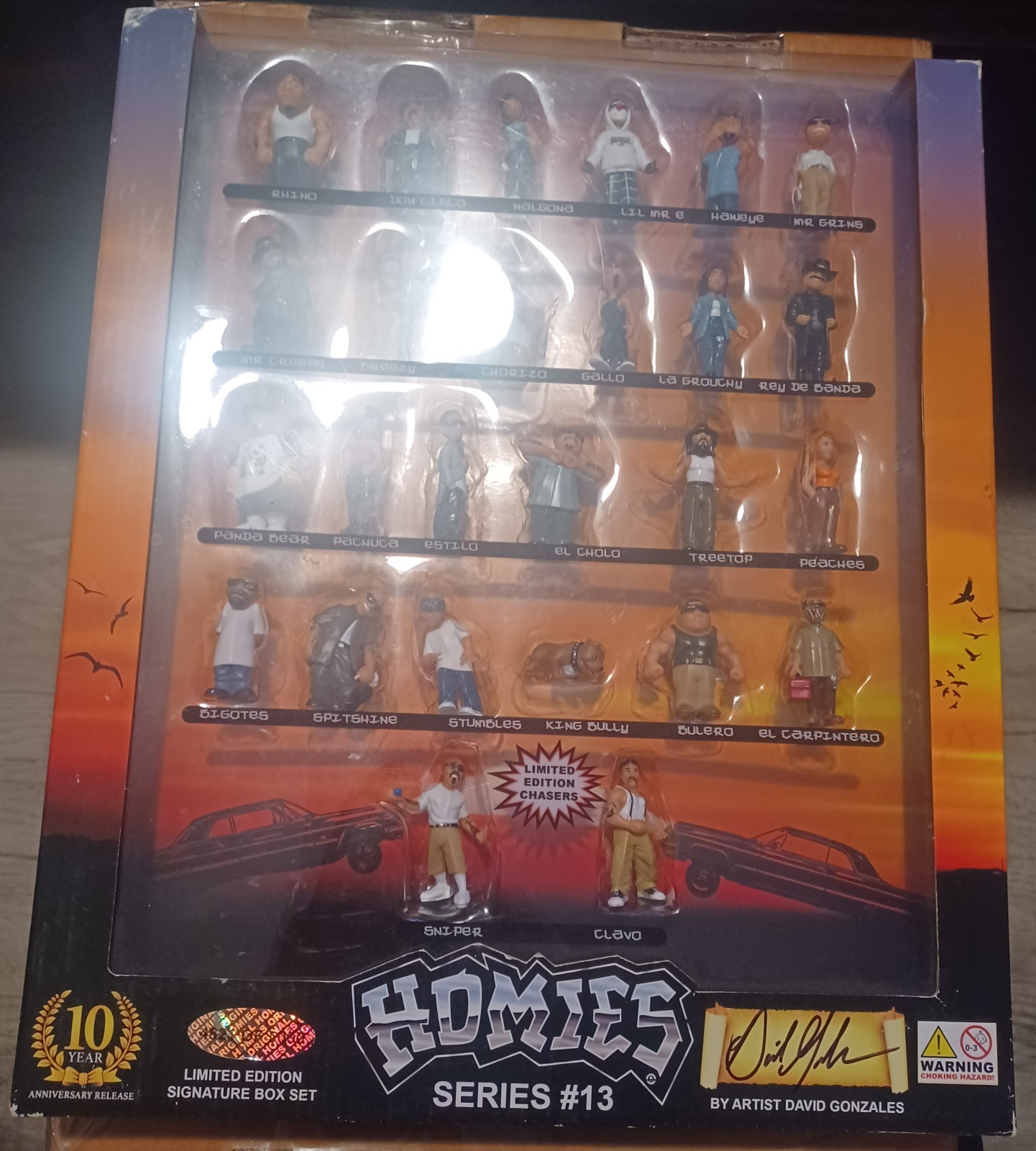 HOMIES SERIES 13 LIMITED EDITION SIGNATURE BOX SET DGA #4821/5000