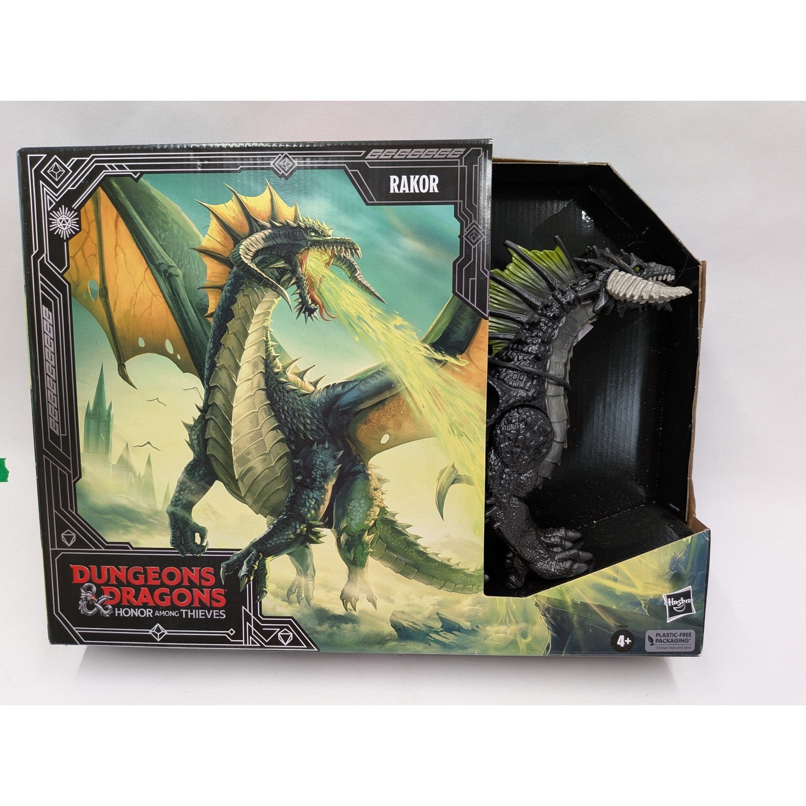 Hasbro Dungeons & Dragons Honor Among Thieves Rakor Black Dragon Action Figure