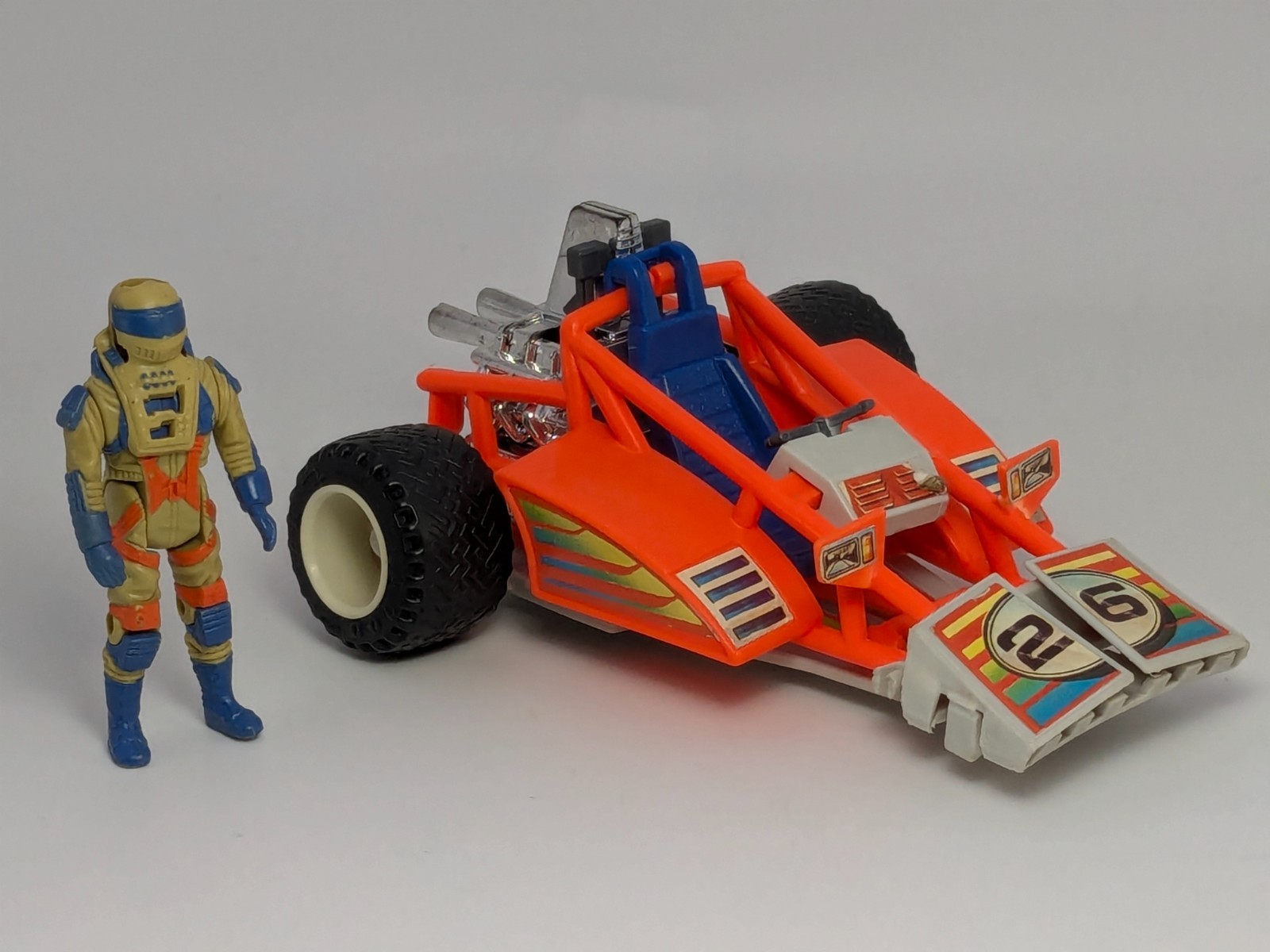 Vintage 1986 Kenner Original M.A.S.K. Vehicle FIREFLY Incomplete w Figure & Mask