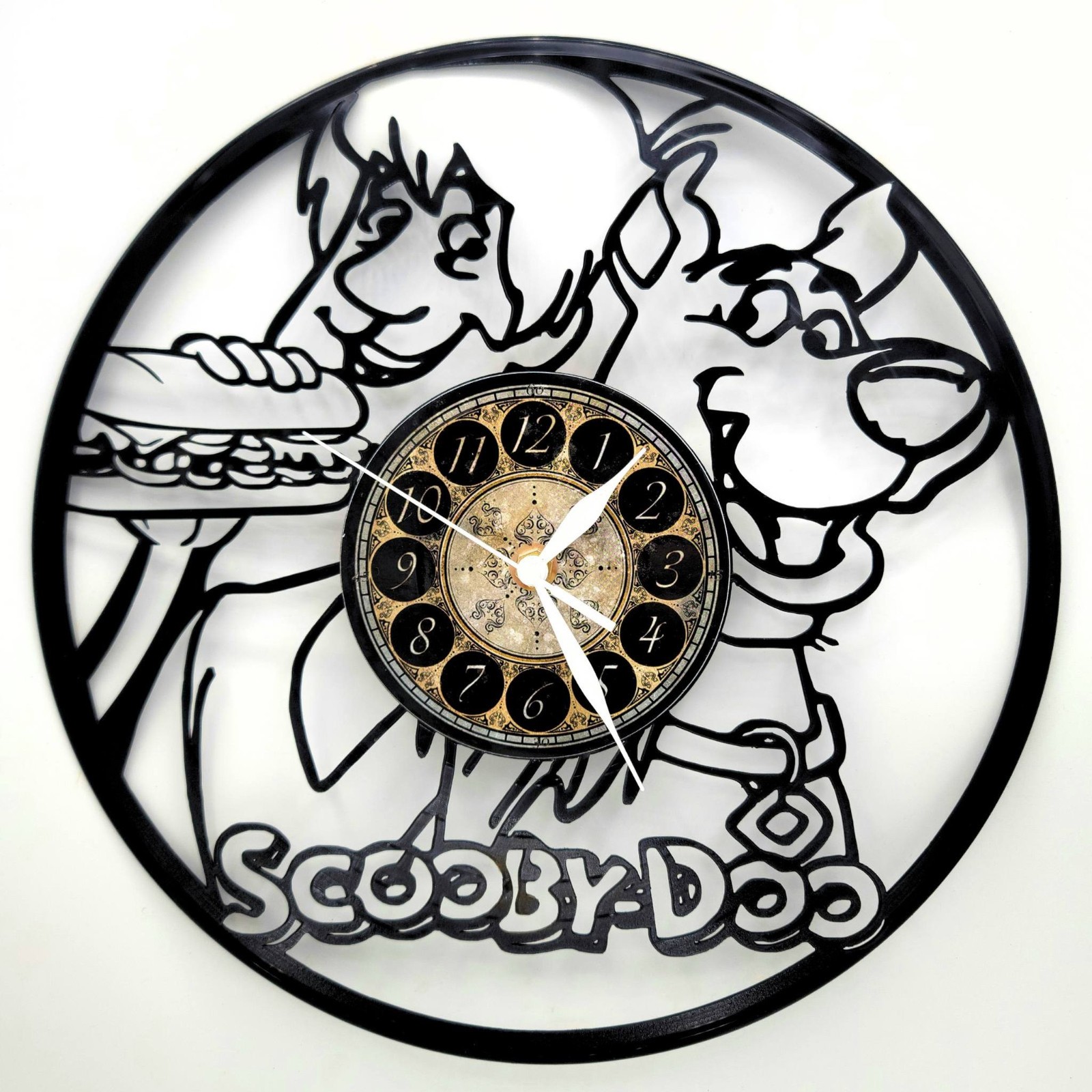 SCOOBY-DOO Vinyl Record Wall Clock – Cartoon Wall Art Gift | FREE SHIPPING
