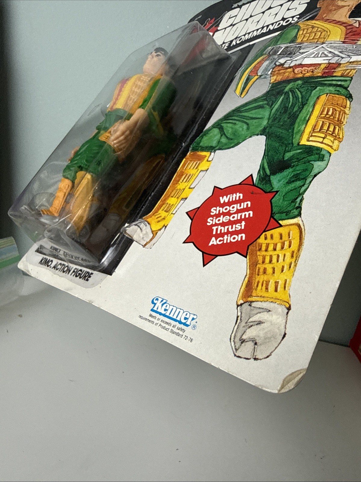 Chuck Norris Karate Kommandos KIMO Figure MOC Sealed Unpunched Kenner 1986